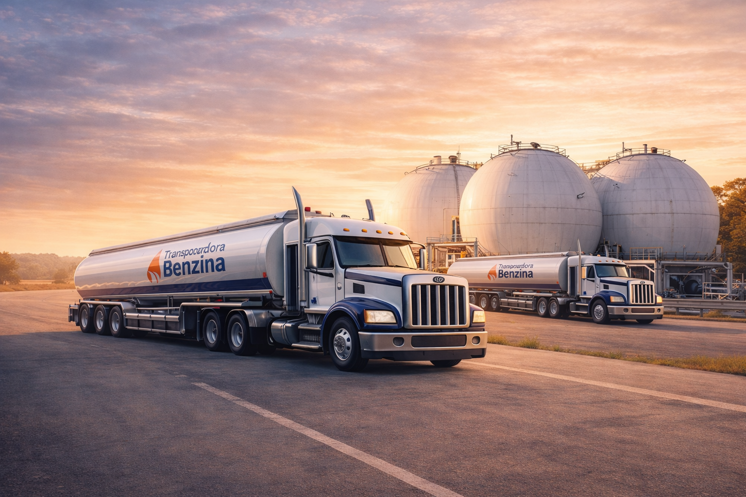 Flota de cisternas Transportadora Benzina